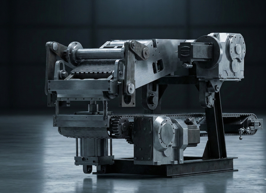 SQ39 上下排链独立驱动与压实系统