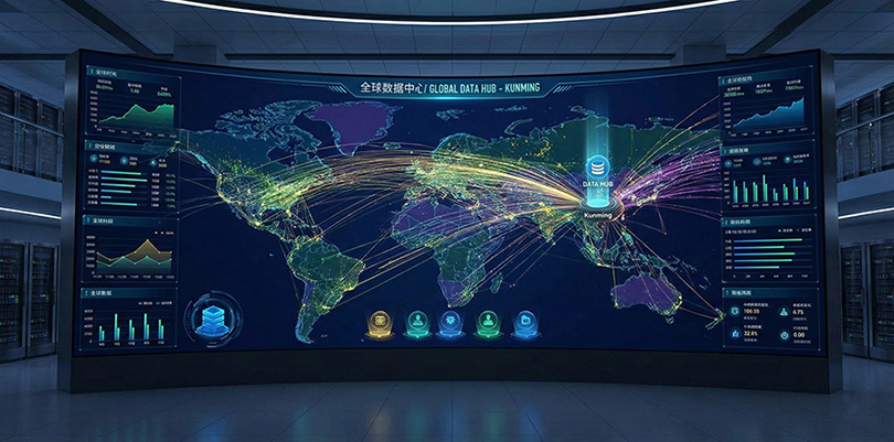 世界地图数据大屏